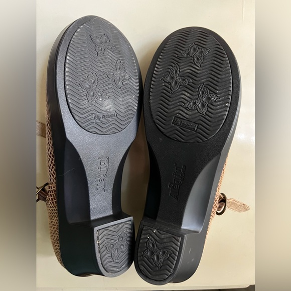 Algeria HAR-722 Harper tan snake Mary Jane wedges, 41 - Picture 9 of 10